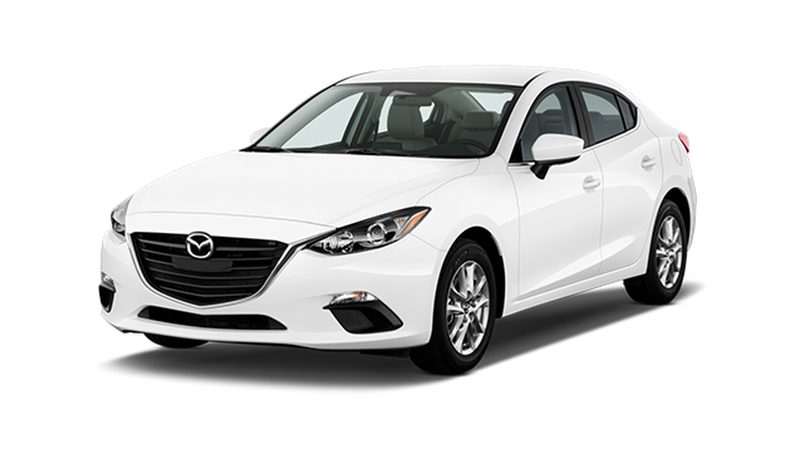 Mazda 3 — sedan available for monthly rental in the Riviera Maya, Mexico